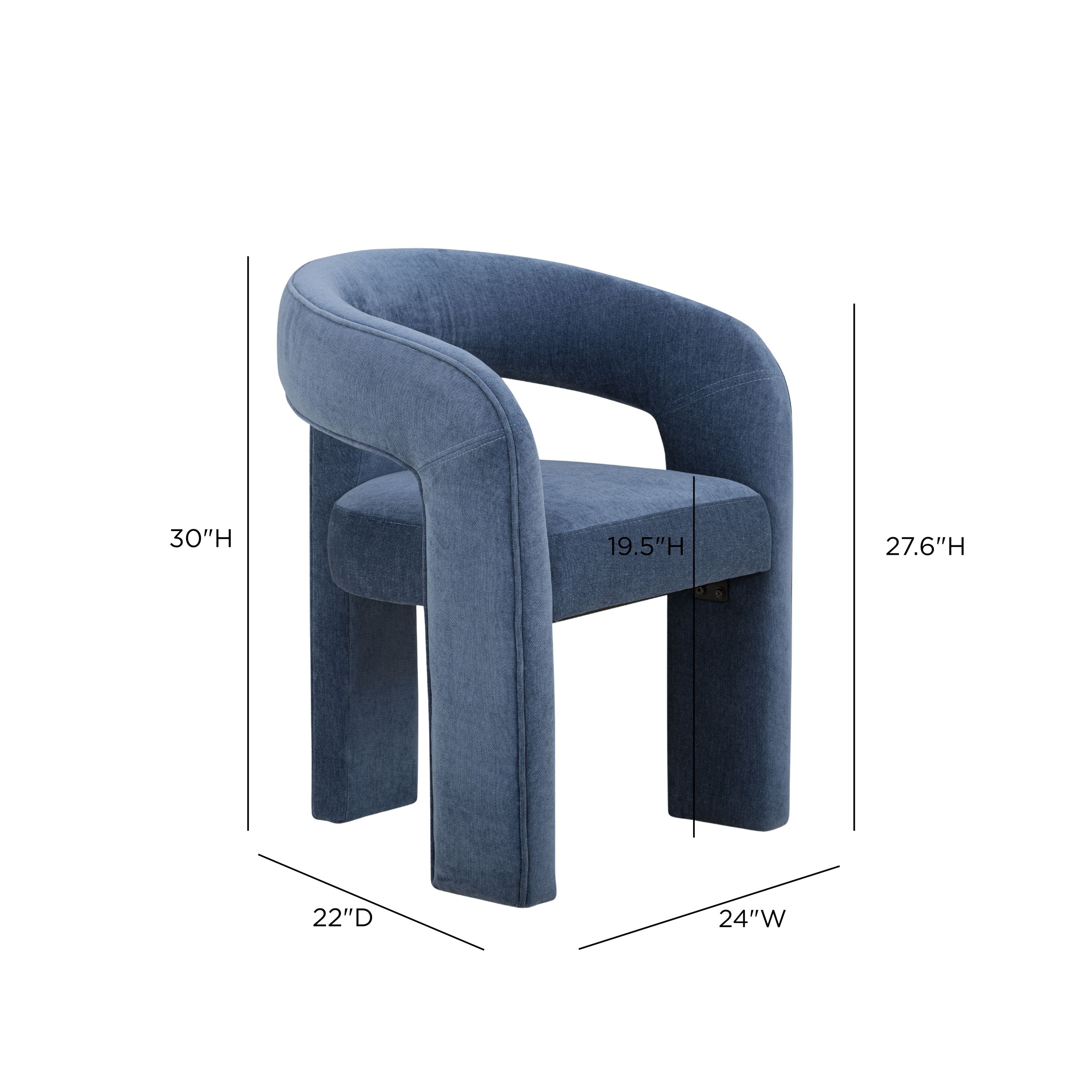 TOV Furniture Malone Performance Chenille Dining Chair