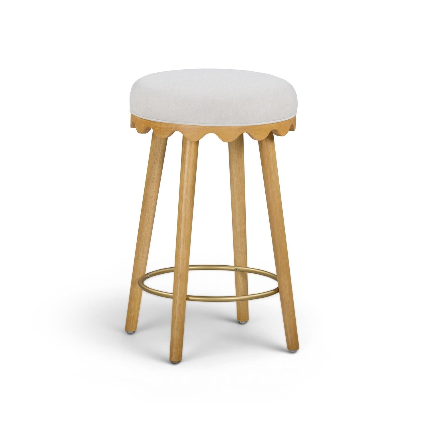 TOV Furniture Oodle Performance Vegan Mohair Counter Stool