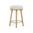 TOV Furniture Oodle Performance Vegan Mohair Counter Stool