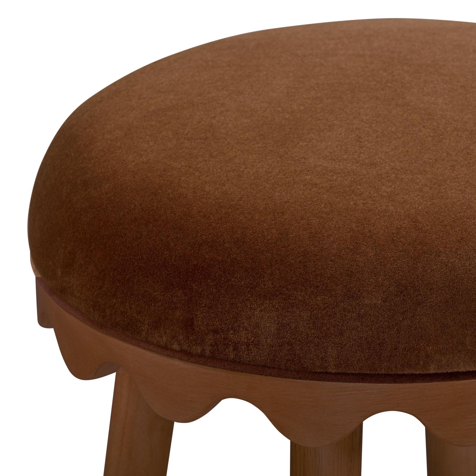 TOV Furniture Oodle Performance Vegan Mohair Counter Stool