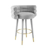 TOV Furniture Betty Velvet Barstool