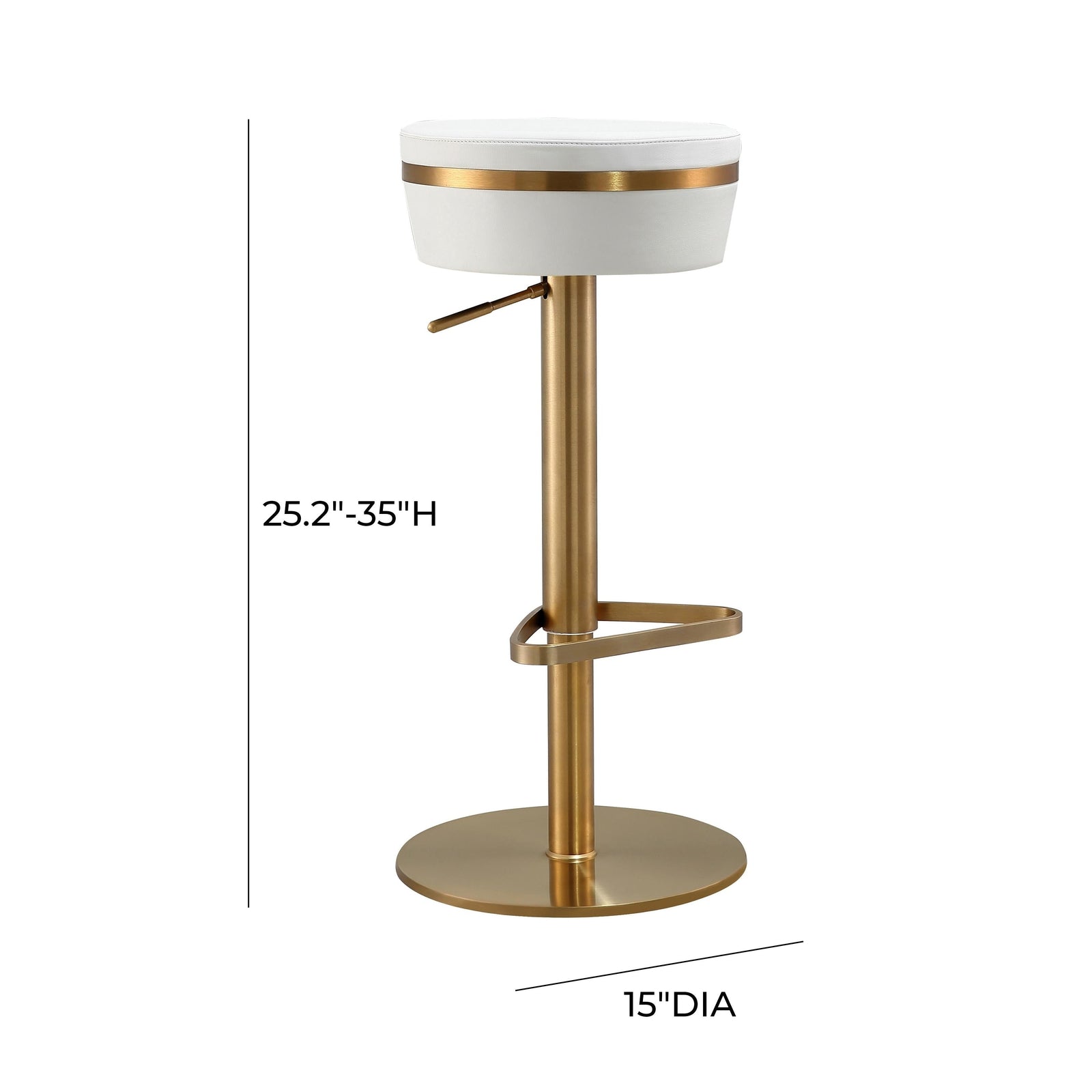 TOV Furniture Astro Adjustable Stool