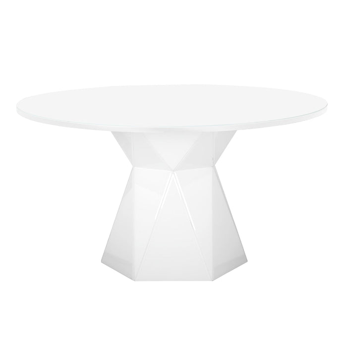 TOV Furniture Iris Glass Dining Table