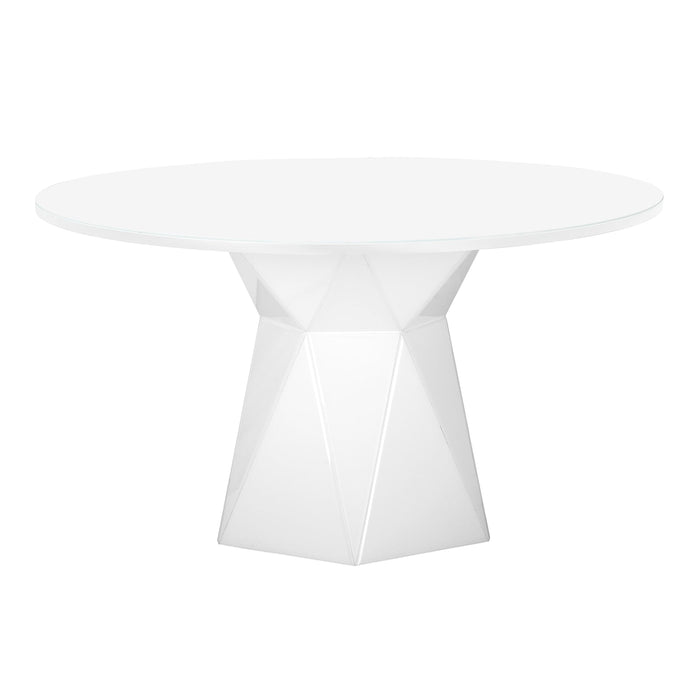 TOV Furniture Iris Glass Dining Table