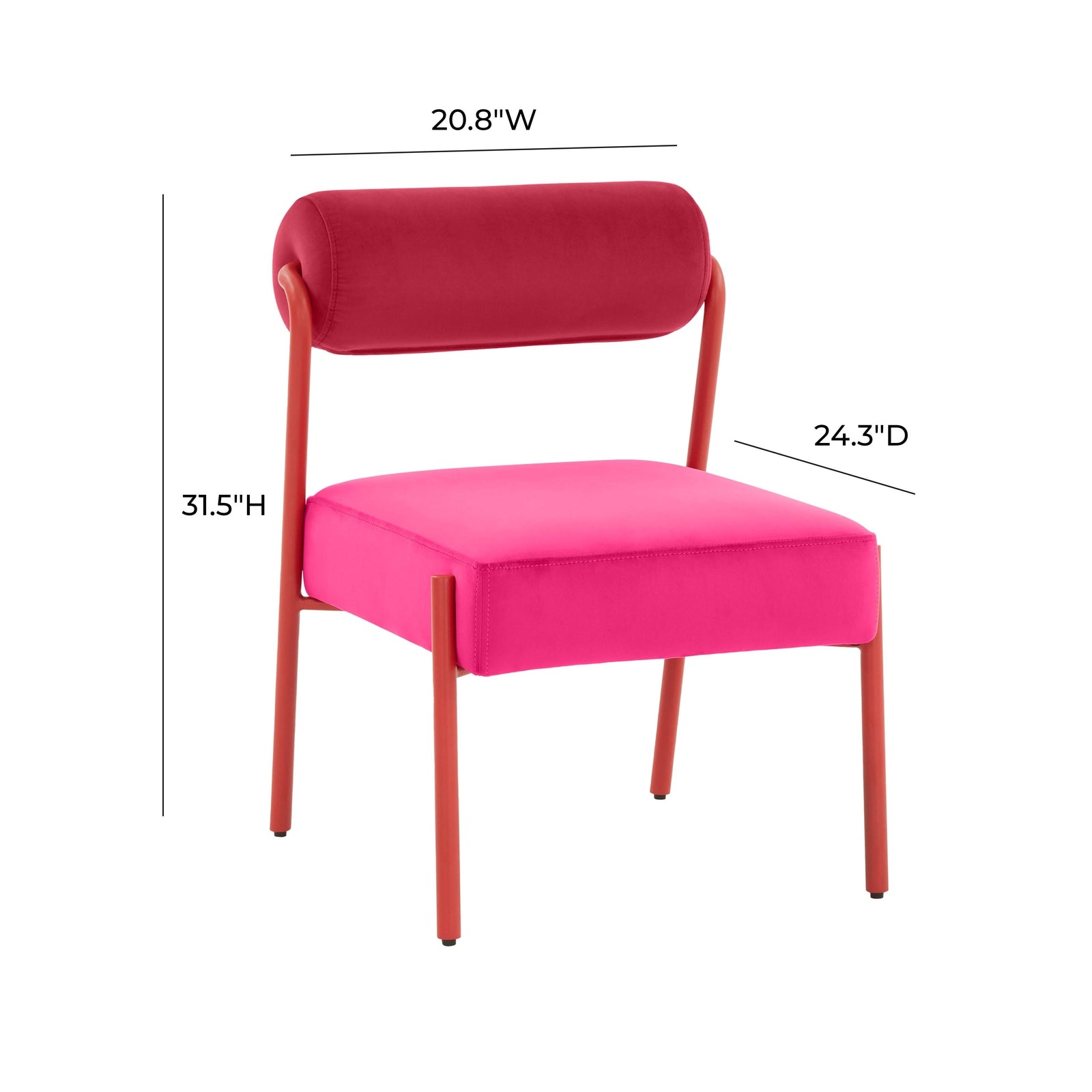 TOV Furniture Jolene Velvet Dining Chair - Set of 2