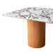 TOV Furniture Tamara Marble Ceramic Rectangular Dining Table
