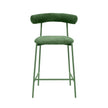 TOV Furniture Liliana Velvet Counter Stool