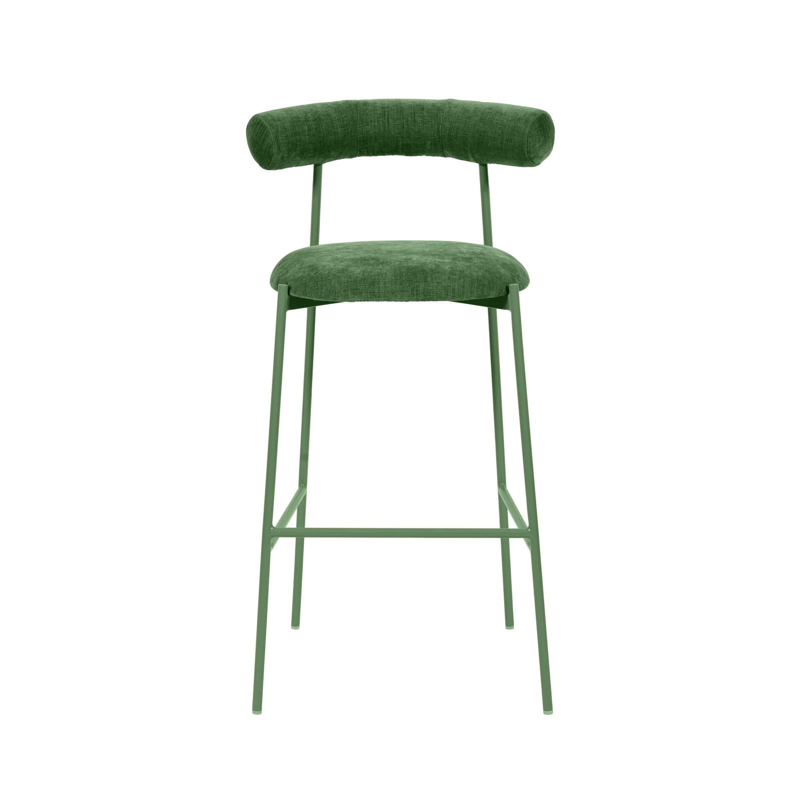 TOV Furniture Liliana Velvet Bar Stool