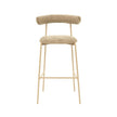 TOV Furniture Liliana Velvet Bar Stool