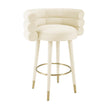TOV Furniture Betty Performance Velvet Bar Stool
