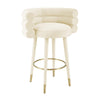 TOV Furniture Betty Performance Velvet Bar Stool