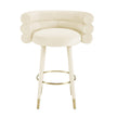 TOV Furniture Betty Performance Velvet Bar Stool