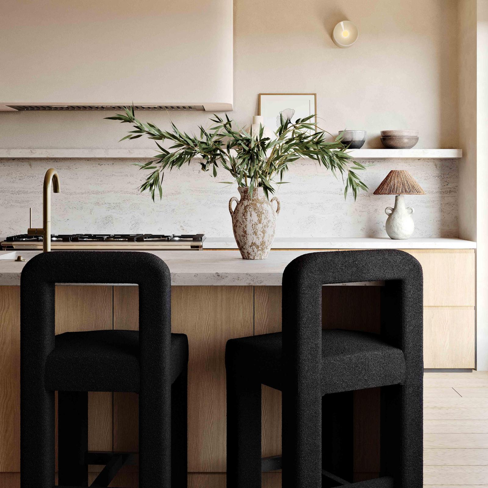 TOV Furniture Hazel Performance Boucle Counter Stool