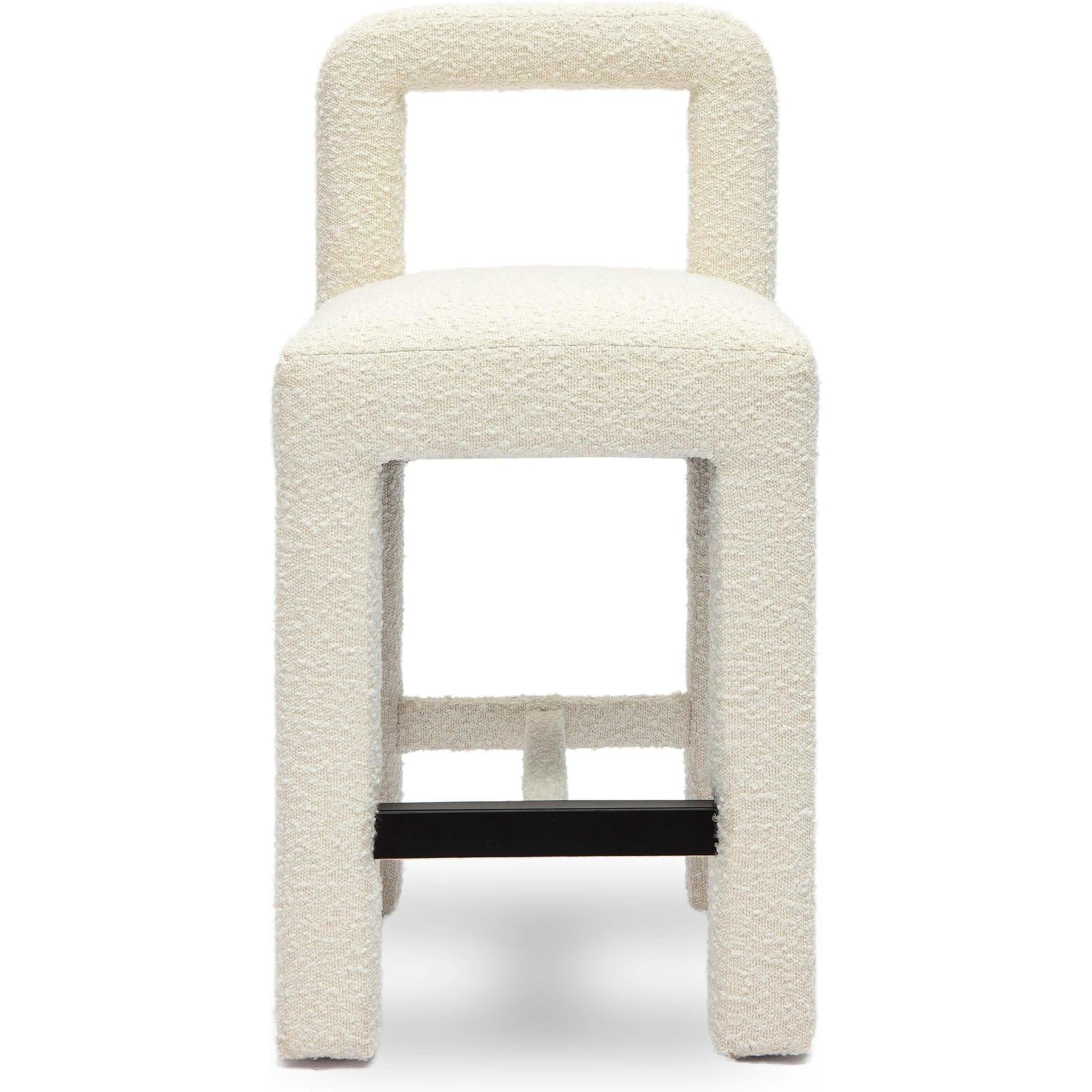 TOV Furniture Hazel Performance Boucle Counter Stool