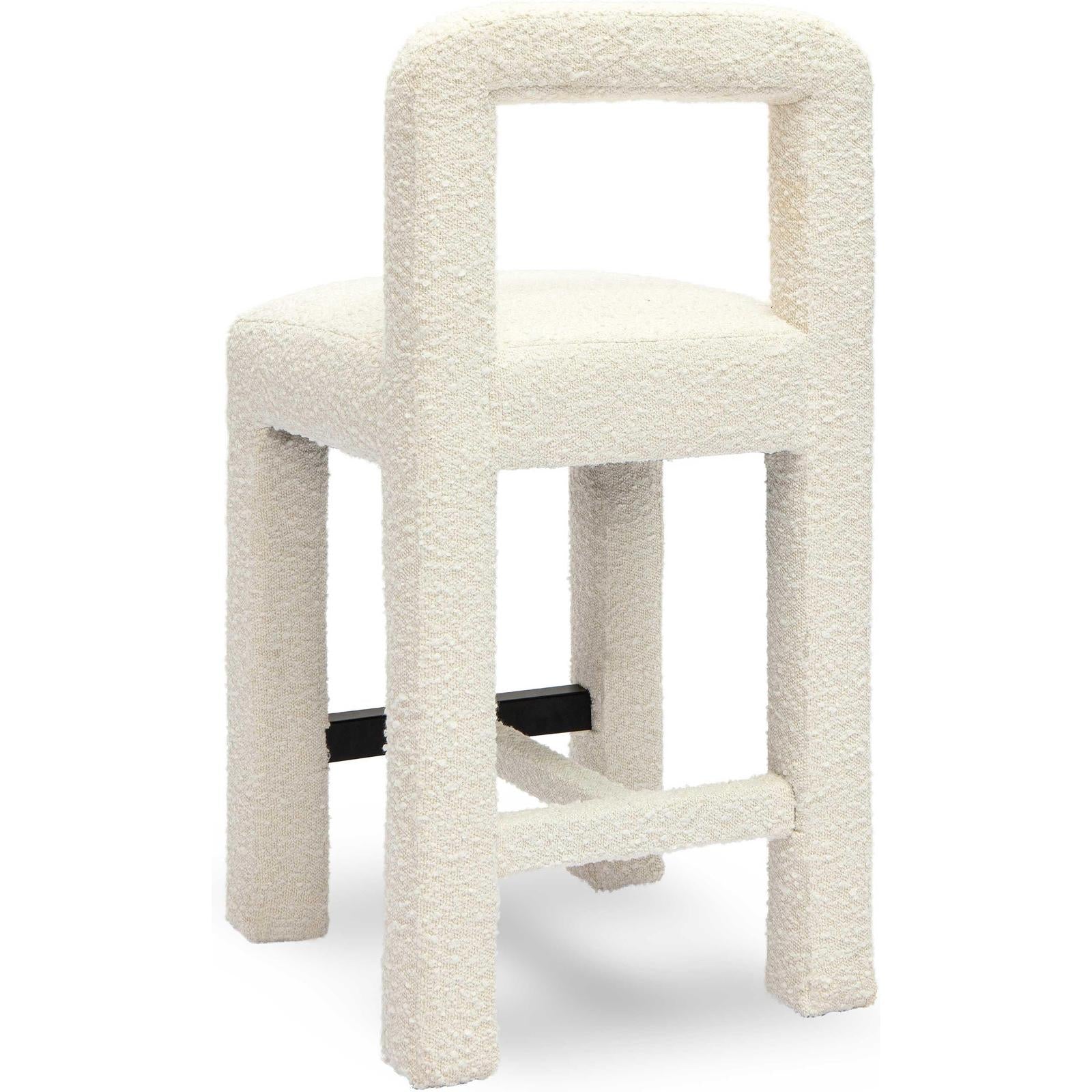 TOV Furniture Hazel Performance Boucle Counter Stool