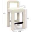 TOV Furniture Hazel Performance Boucle Counter Stool