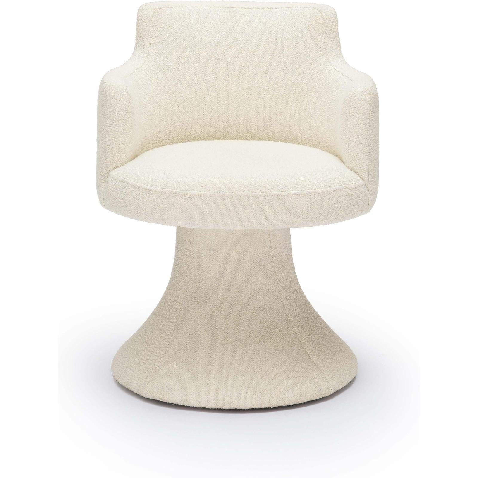 TOV Furniture Jeffree Performance Boucle Swivel Dining Chair