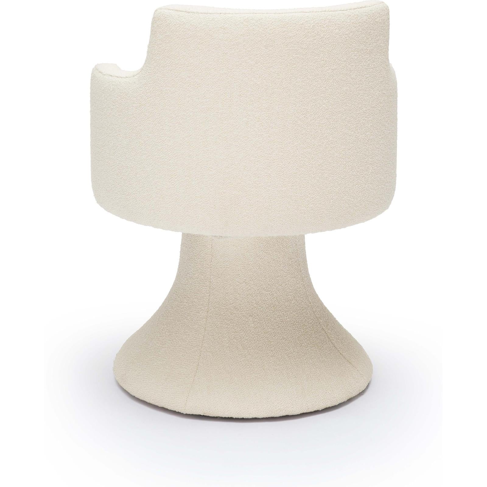 TOV Furniture Jeffree Performance Boucle Swivel Dining Chair