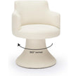 TOV Furniture Jeffree Performance Boucle Swivel Dining Chair