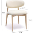 TOV Furniture Zinea Performance Textured Velvet Dining Chair