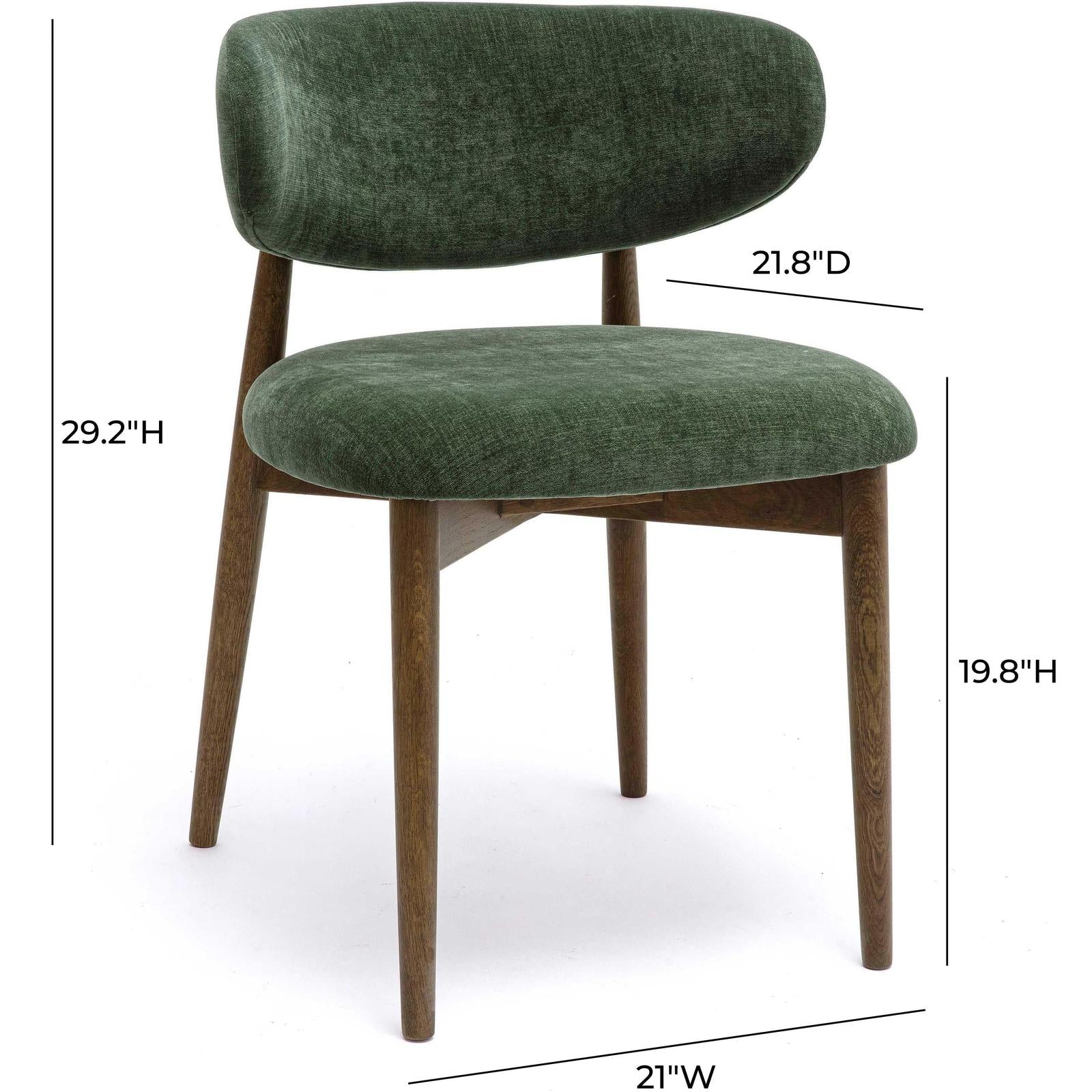 TOV Furniture Zinea Performance Textured Velvet Dining Chair