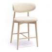 TOV Furniture Zinea Performance Textured Velvet Counter Stool