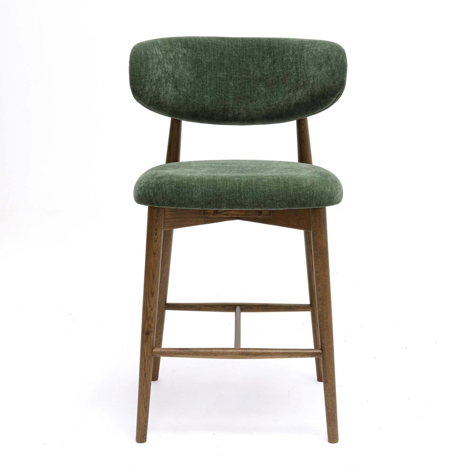 TOV Furniture Zinea Performance Textured Velvet Counter Stool