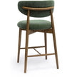 TOV Furniture Zinea Performance Textured Velvet Counter Stool
