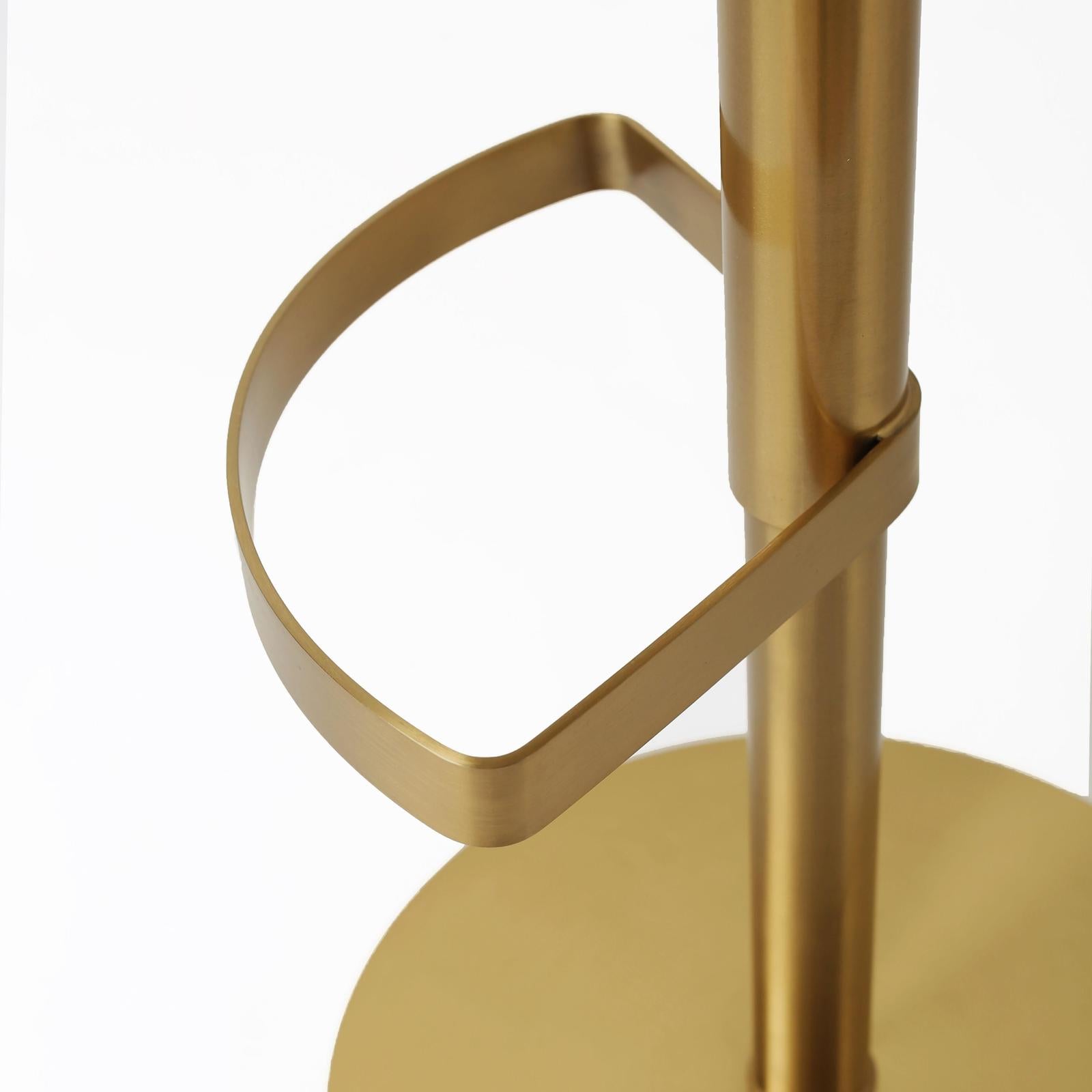 TOV Furniture Primrose Cream Textured Performance Fabric Adjustable Stool