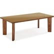 TOV Furniture Oani Walnut and Glass Rectangular Dining Table