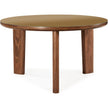 TOV Furniture Oani Walnut and Glass Dining Table