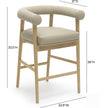 TOV Furniture Spara Performance Counter Stool