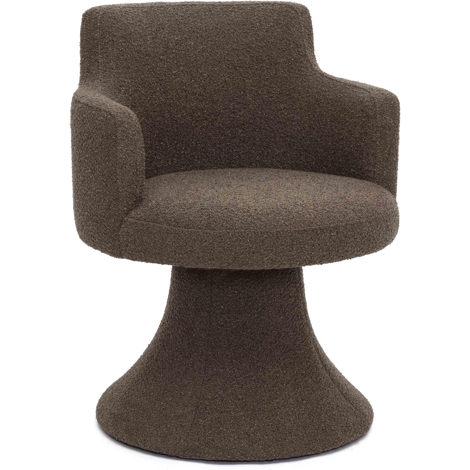 TOV Furniture Jeffree Performance Boucle Swivel Dining Chair