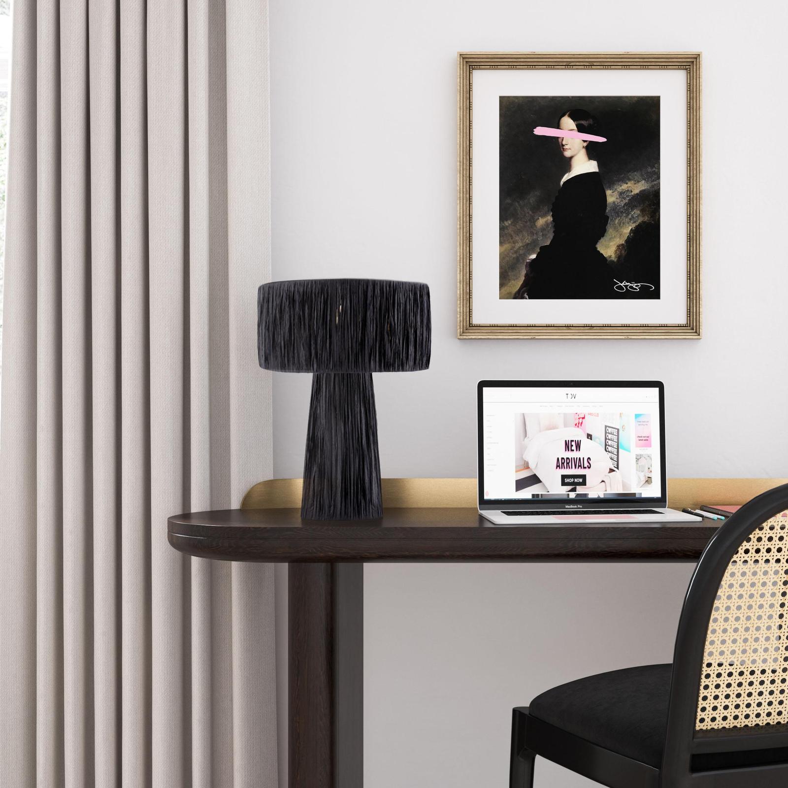 TOV Furniture Shelby Raffia Table Lamp