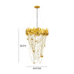 TOV Furniture Butterfly Gold Chandelier