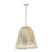 TOV Furniture Helen White Cotton Tasseled Pendant Lamp