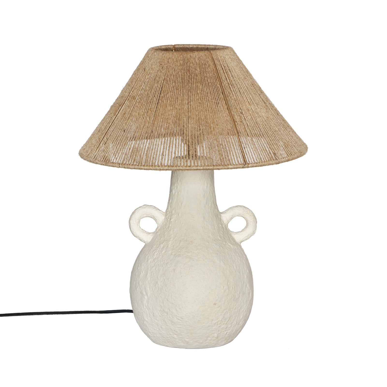TOV Furniture Lalit Natural & White Ceramic Table Lamp