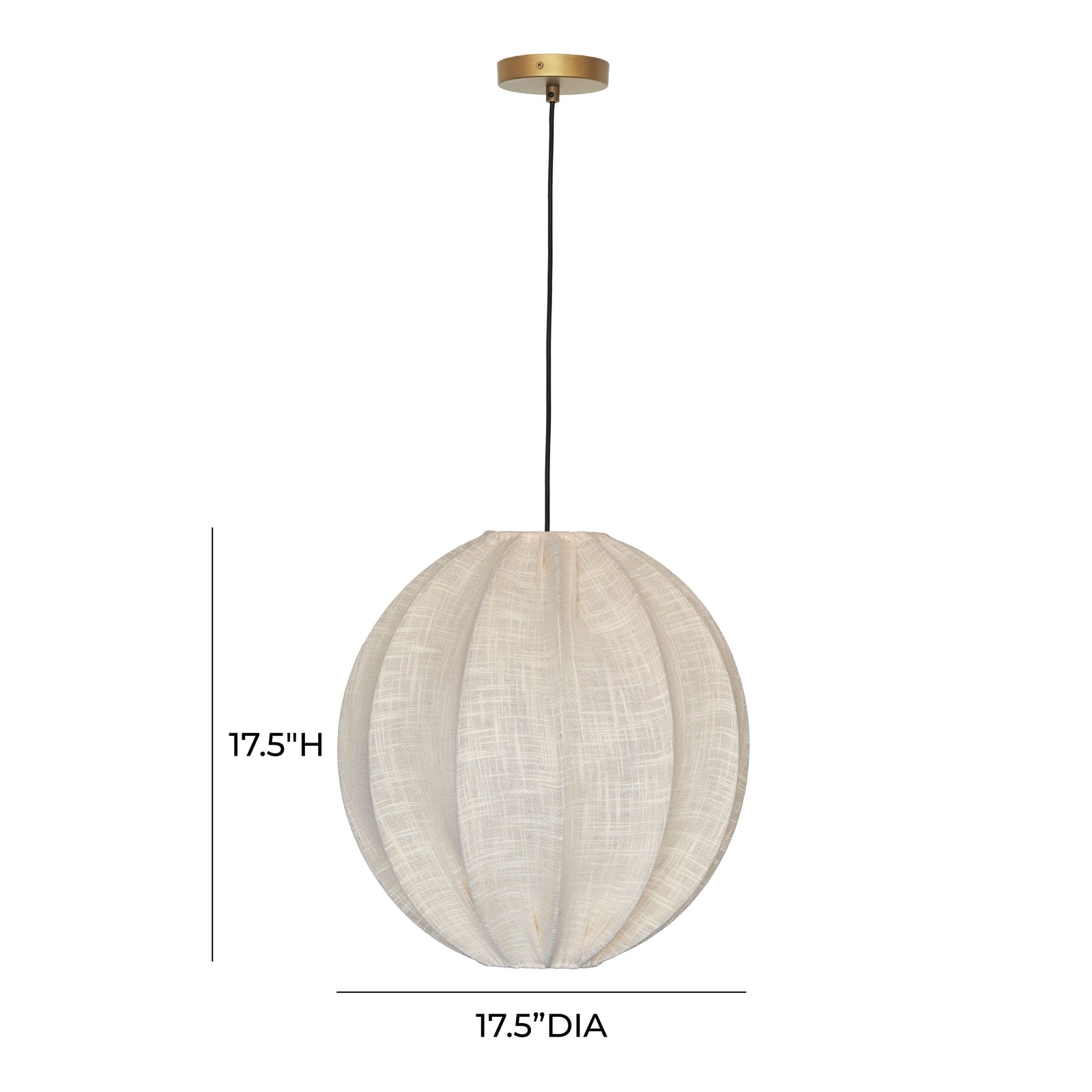 TOV Furniture Elliana White Pendant Lamp