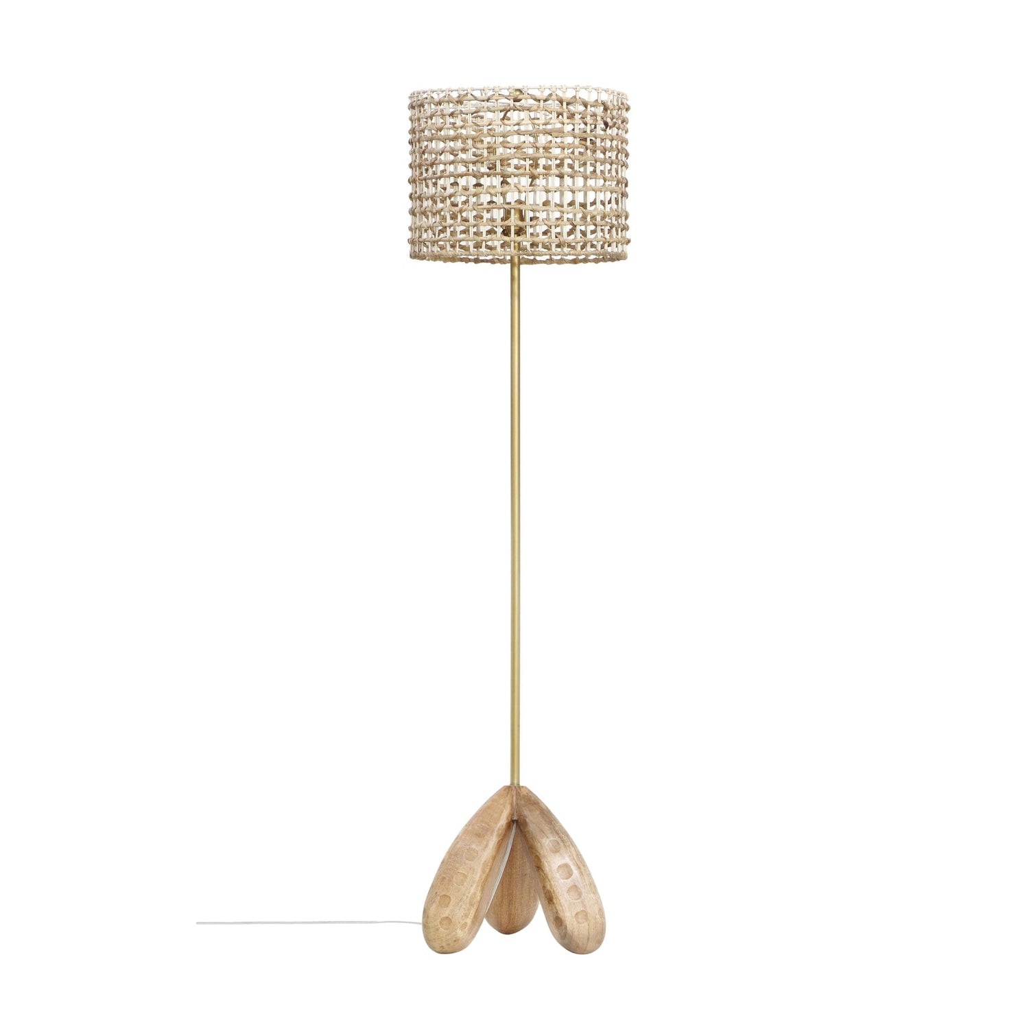 TOV Furniture Alondra Wooden Floor Lamp