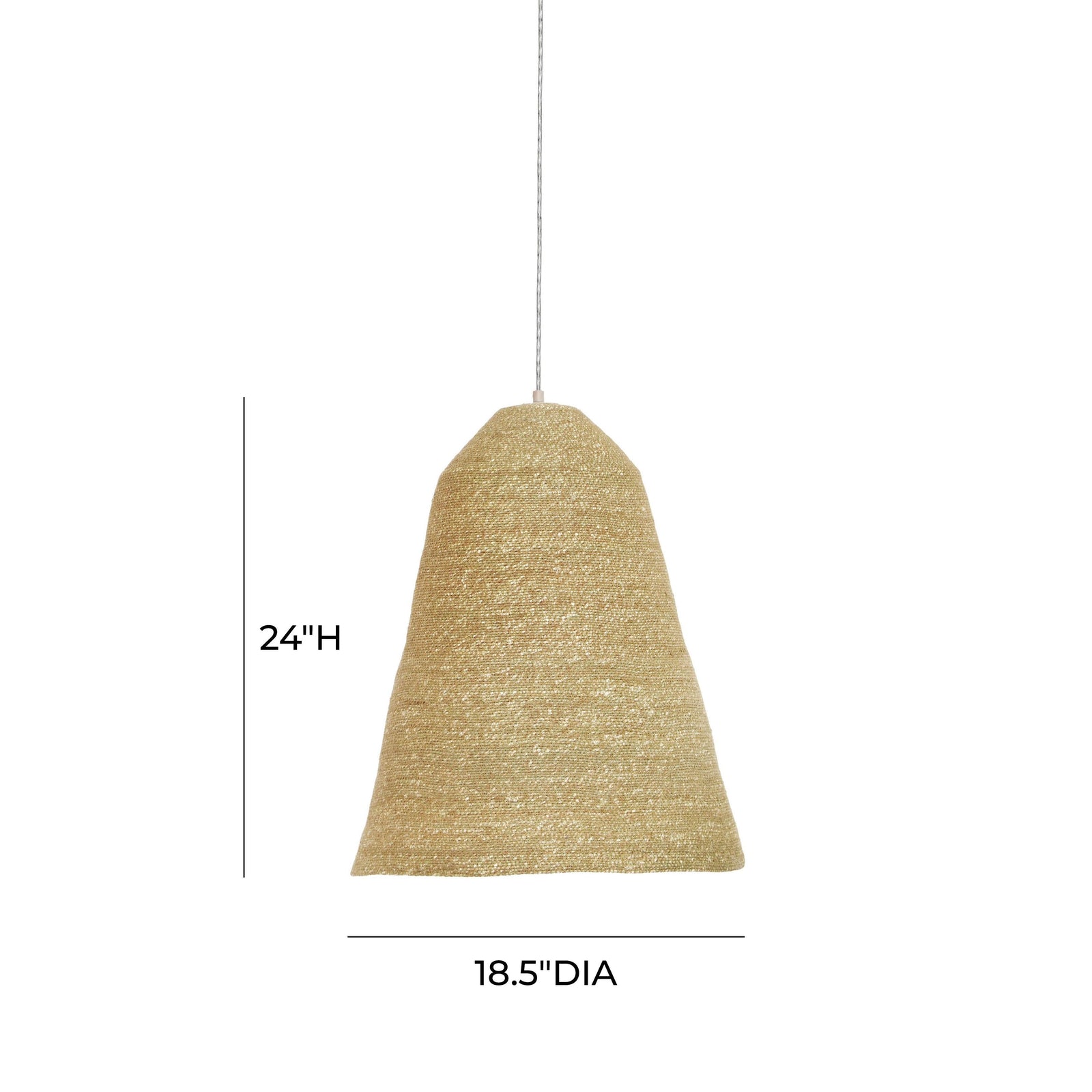 TOV Furniture Aylin Natural Grass Pendant Lamp