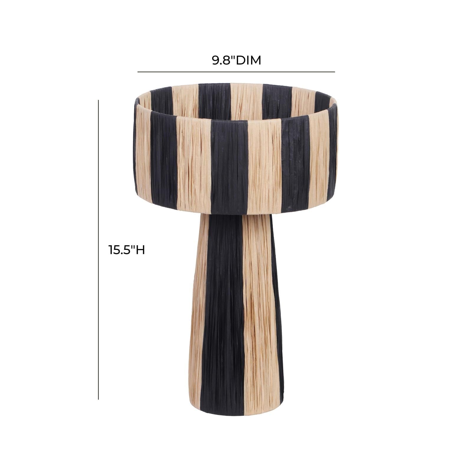TOV Furniture Shelby Raffia Table Lamp