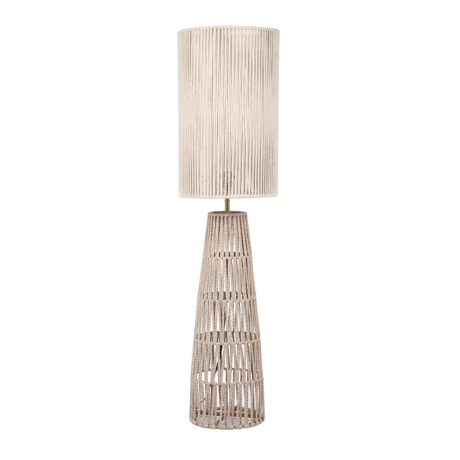 TOV Furniture Beam Cream Natural Jute Floor Lamp