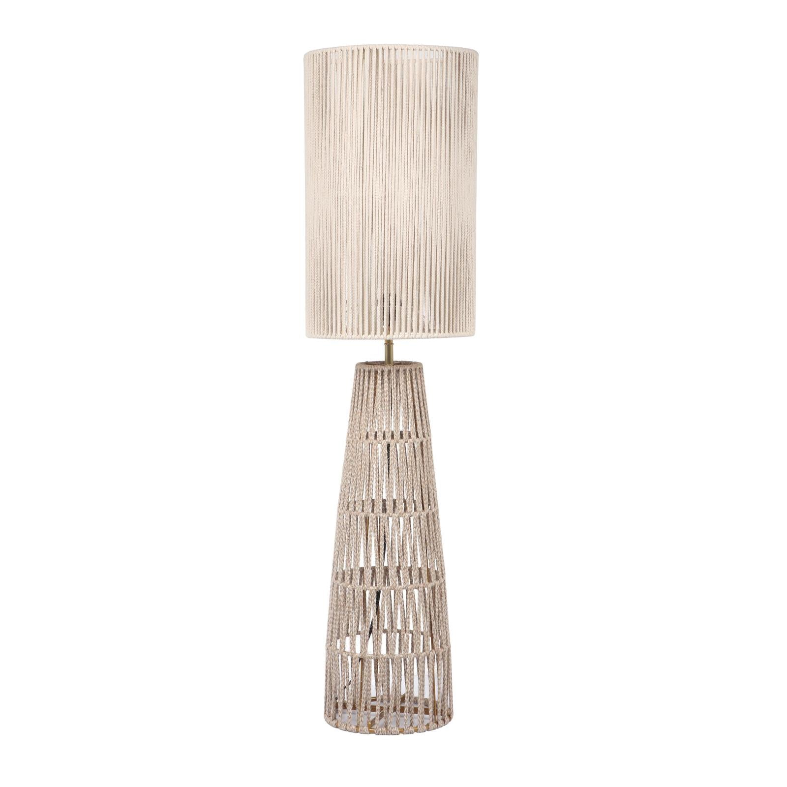 TOV Furniture Beam Cream Natural Jute Floor Lamp