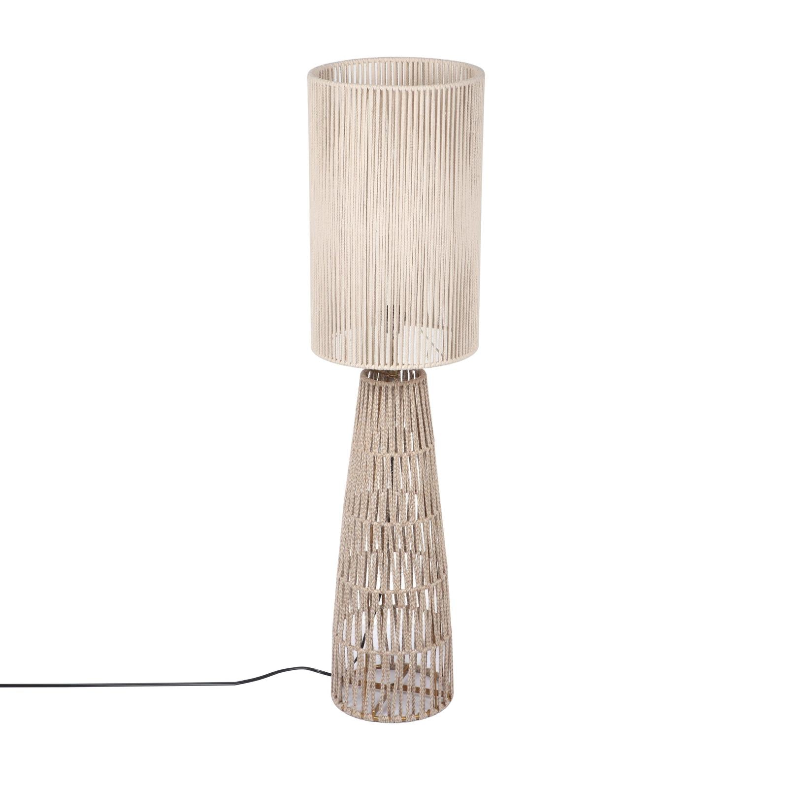 TOV Furniture Beam Cream Natural Jute Floor Lamp