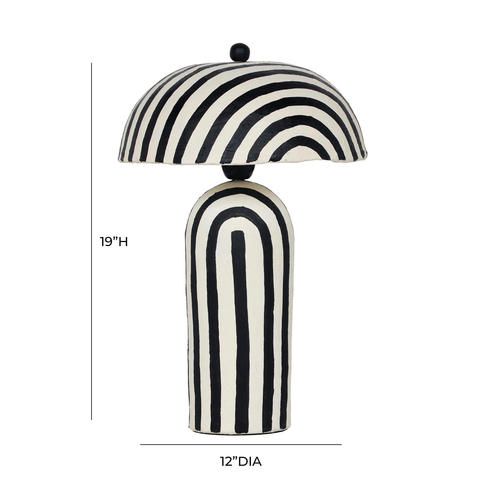 TOV Furniture Maiori Papier Mache Table Lamp