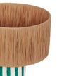 TOV Furniture Ravello Green Striped Papier Mache Table Lamp