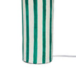 TOV Furniture Ravello Green Striped Papier Mache Table Lamp