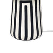 TOV Furniture Minori Black Striped Papier Mache Table Lamp