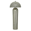 TOV Furniture Maiori Black Striped Papier Mache Floor Lamp