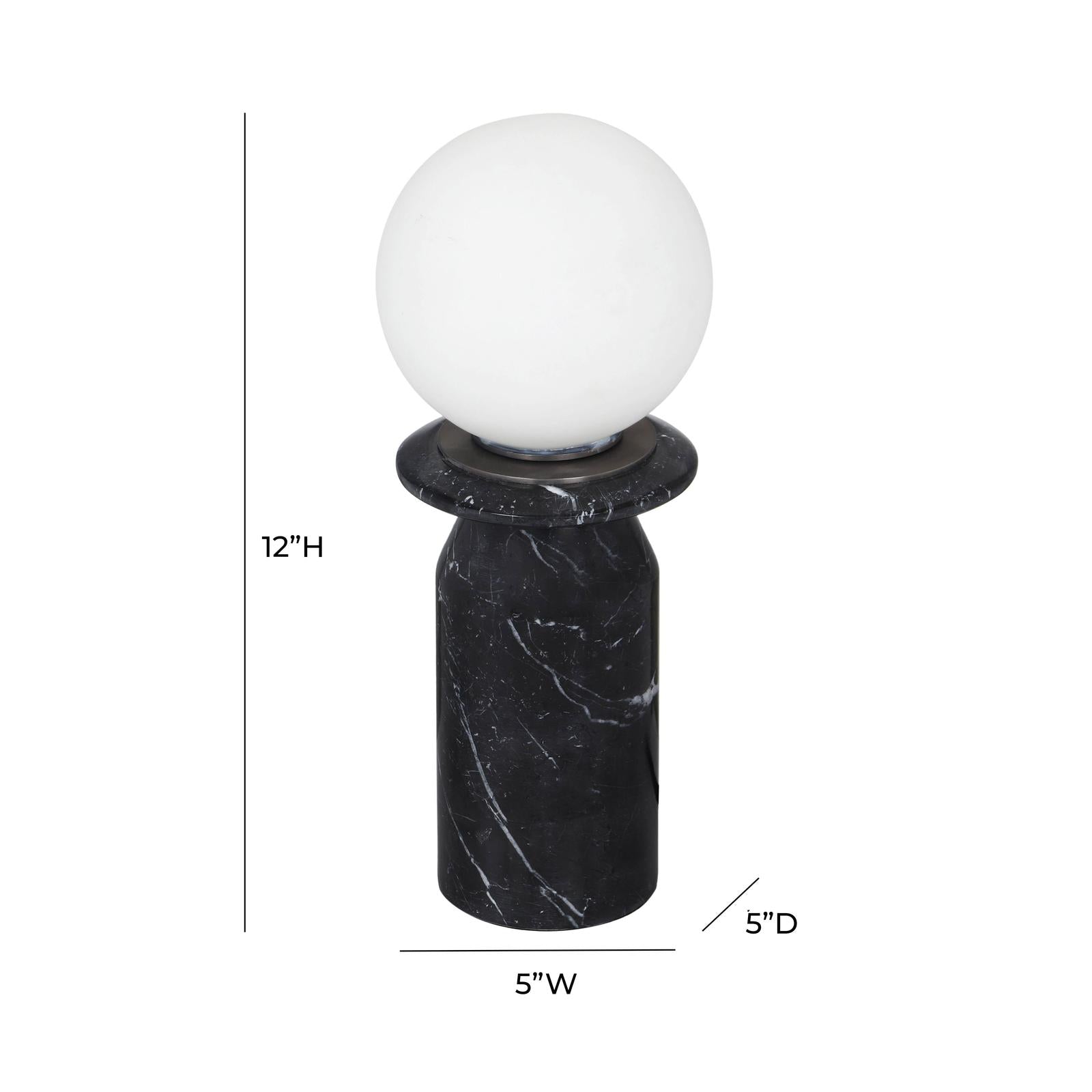 TOV Furniture Globe Marble Lamp